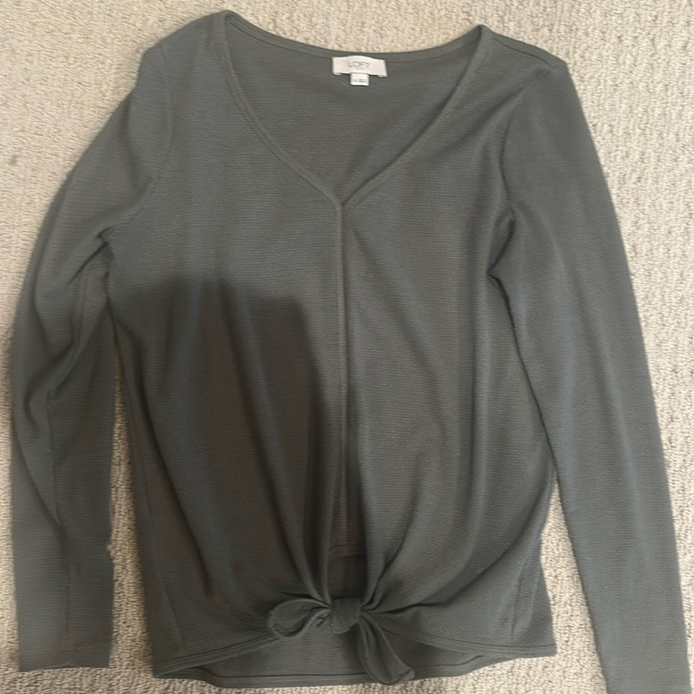 Bundle 3/$15 army green Loft shirt